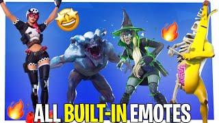 All 16 BUILT-IN Emotes in Fortnite | Fortnite Chapter 2 Season 3