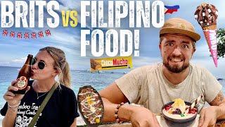 Brits Try FILIPINO FOOD For The First Time! 