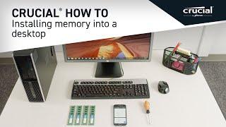 How to install Crucial® RAM in a desktop PC: 10 easy steps