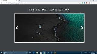 How to Create An Image Slider in HTML and CSS Step by Step | Responsive Image SlideShow using CSS3
