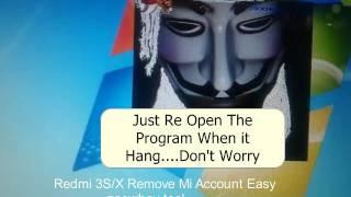 Xiaomi Redmi 3S Mi Account Remove Easy With zacxrhay tool