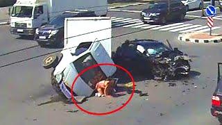 Top Dangerous moments Of Truck Driving Fails 2023 - Machines Skills Working - Truck Hit Car On Road!