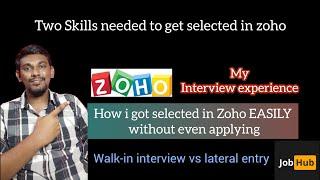 How i got selected in Zoho interview, cleared | interview questions & experience what HR expects