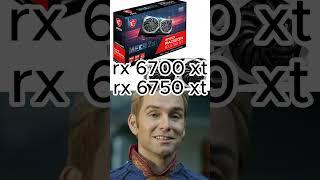 Rating AMD RX 6000 series gpus