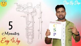 How To Draw Nephron Diagram In Just 5 Minutes !