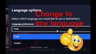 Change Battlefield language from russian to any language + language files (BF1, BF4)
