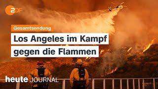 heute journal vom 11.01.25 Scholz ist SPD-Kandidat, Weidels Parteitagsrede, Brände in Los Angeles