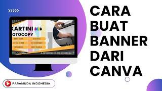 TUTORIAL CARA BUAT SPANDUK BANNER DI CANVA DALAM 5 MENIT SIAP CETAK #canva