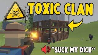 Making A Toxic Clan Leave The Server.. | Unturned France Base Raid