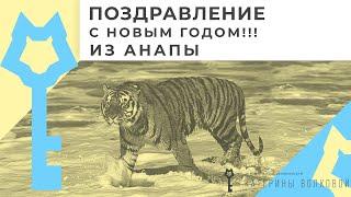 С новым годом 2022! Поздравление из Анапы!