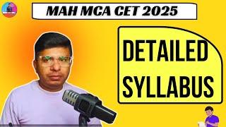 Mah Mca Cet 2025 II Detailed Syllabus..