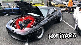 6 rotor at RX-7 meet in Japan at Seven's Day