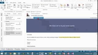 Using Apps in Outlook 2013