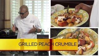 Grilled Peach Crumble