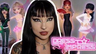 GOTH plays dress to impress (I hate this game...)