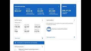 Google Adsense earnings, Over $20,000 a month