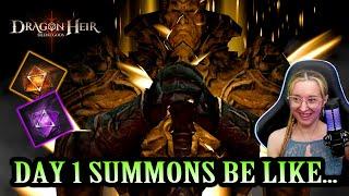 SHOCKING Day 1 Summons  for CBT2  Dragonheir: Silent Gods