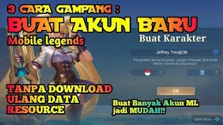 Cara buat akun baru mobile legends Terbaru 2024 (Cara membuat banyak akun ml Terbaru 2024)