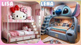 Lisa or Lena (Hello Kitty vs Stitch ) #lisaorlena #lisaandlena #sanrio #stitch #fypシ゚ #trending