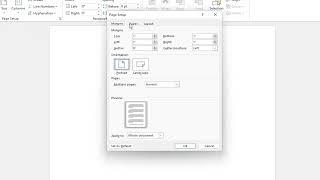 Microsoft Word - A3 Size Document Size Setup [Tutorial]