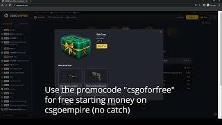 Free money on CSGOEmpire [2022] with new referral code