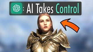 The AI Takes Control of the adventure in Skyrim!