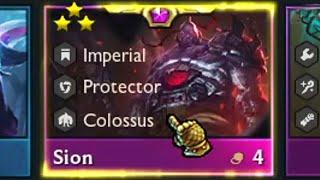 S6 Sion 3 Star ⭐⭐⭐ 5 Imperial MEGA TANK | TFT Set 6