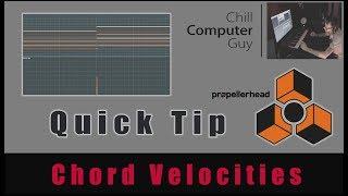 Propellerhead Reason Quick Tips: Note Velocity in Chords