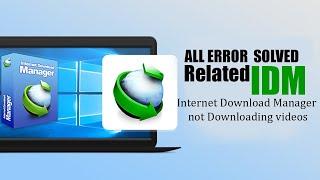FIX: IDM Not Showing Download Bar/Panel on Videos  |Fix IDM Not Downloading mp4 videos[ 2022 ]