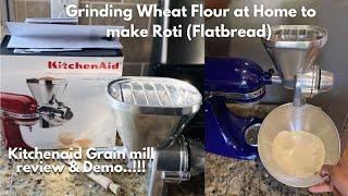 Kitchenaid Grain Mill Reviews and Demo | Grain mill attachment review | grind mill attachment review