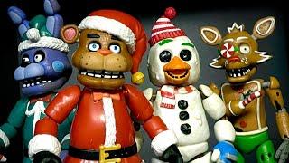 FUNKO FNAF HOLIDAY ACTION FIGURES UNBOXING/REVIEW - Five Nights at Freddy's Merch Review