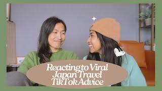 My Boyfriend Reacts to Viral Japan Travel Advice TikToks