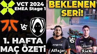FNATIC vs Team Heretics MAÇ ÖZETİ | VALORANT 2024 EMEA Stage 1 - 1. HAFTA