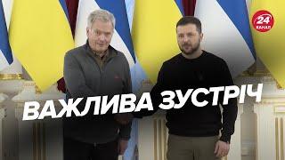  ЗЕЛЕНСЬКИЙ зустрівся із президентом Фінляндії у Києві