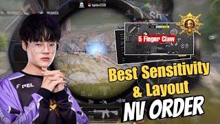 Sensitivitas PUBG Mobile Terbaik 2024 | Sensitivitas NV Order Terbaru + Kode Layout PUBG 5 Jari