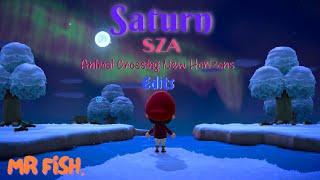 SZA - Saturn (Short Visualiser Lyrics) | Animal Crossing New Horizons EDITS