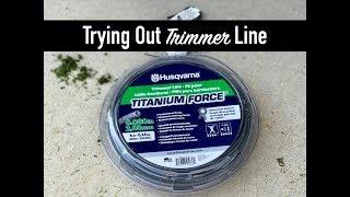 TRYING OUT TRIMMER LINE || The Southern Reel Mower