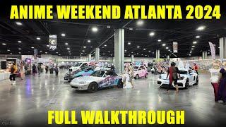 Anime Weekend Atlanta Show Floor Walkthrough Full Walking Tour 4k