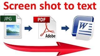 How Convert a Photo to Text | Learn how to convert a JPG into text | in Hindi