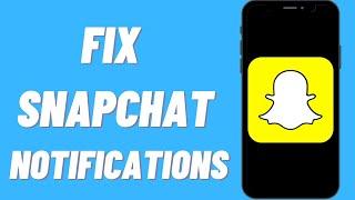 How To Fix Snapchat Notifications On iPhone | Snapchat Notifications Not Working