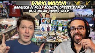 DARIO MOCCIA reagisce ai FOLLI ACQUISTI di 88ZELDAFUN alla MILAN GAMES WEEK