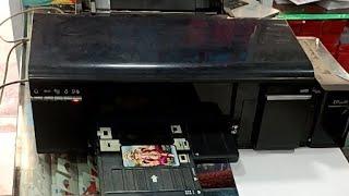 Epson L805 Vs L8050 PVC card Sencar problem Red lights pepar jaam smart Card