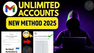 How To Create Unlimited Gmail Account 2025 || Unlimited Gmail Create Method 2025