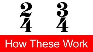 How to Play and Count in 2/4 and 3/4 Time Signatures