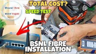 BSNL fiber broadband Review | BSNL  fiber installation cost| DBC dual band modem