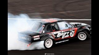 Rent a Drift Car: BMW E30 with 700 HP 1JZ engine drifting at racetrack