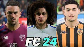 FC 24 | ALL ENGLISH CHAMPIONSHIP PLAYERS REAL FACES