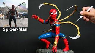 Sculpting Iron Spider-Man From Polymer Clay | No Way Home | Kay‘s Clay