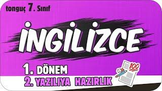 7.Sınıf İngilizce 1.Dönem 2.Yazılıya Hazırlık  #2025