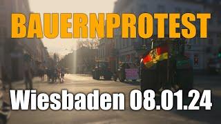 BAUERNPROTEST / WIESBADEN / 08.01.2024 / DJI Osmo Pocket 3